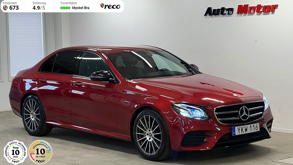 Mercedes-Benz E220 d E 220 d AMG 4MATIC 9G 194hk Widescreen/Värmare/360
