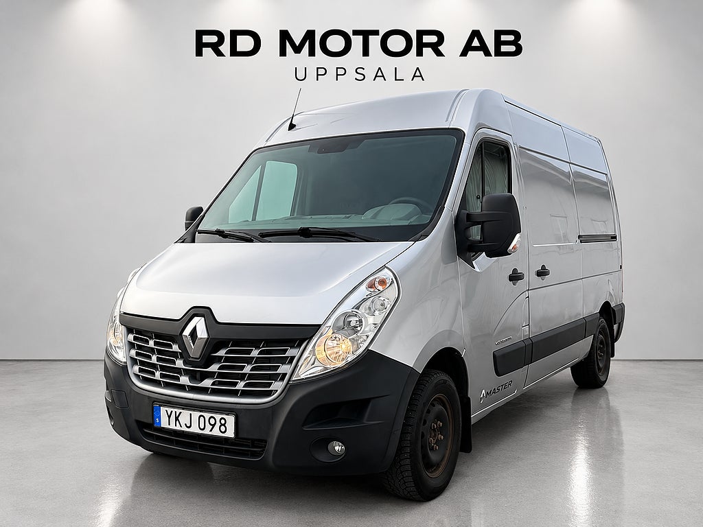 Renault Master 3.5T 2.3 dCi Euro 6 Nybesiktigad Dragkrok Dieselvärmare