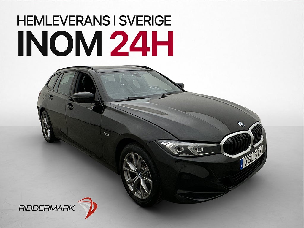 BMW 330e Wide Shadow Läder Rattvärme Navi P-Sensorer MOMS