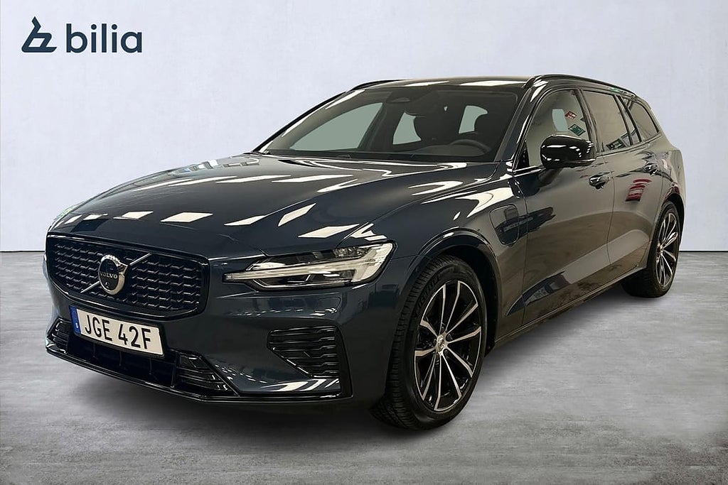 Volvo V60 T6 Plus Dark Nordic Edition DRAG I 360° I Läder