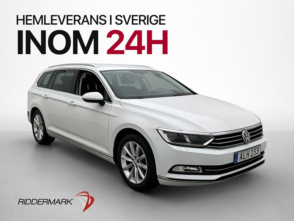 Volkswagen Passat 2.0 TDI 190hk Drag Värmare Kamera Skinn