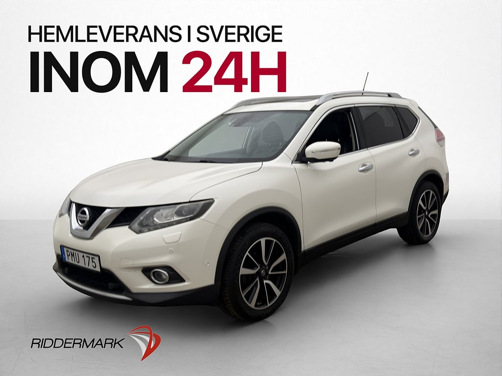 Nissan X-Trail 1.6 DIG-T 163hk Pano 7-Sits 360° Skinn Drag