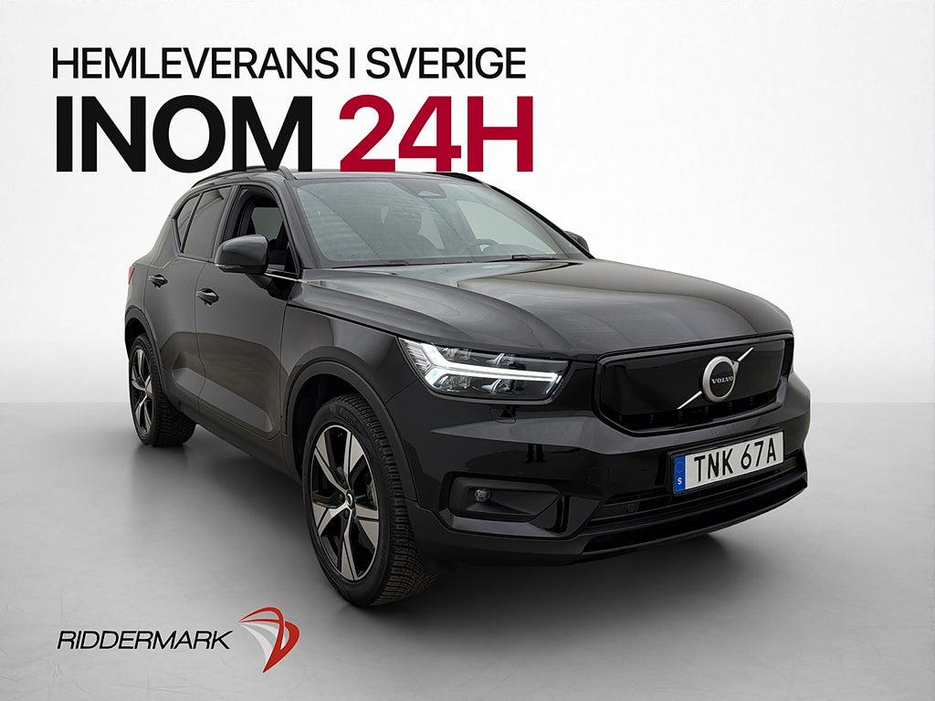 Volvo XC40 Recharge Plus MOMS Kamera BLIS Värm CarPlay