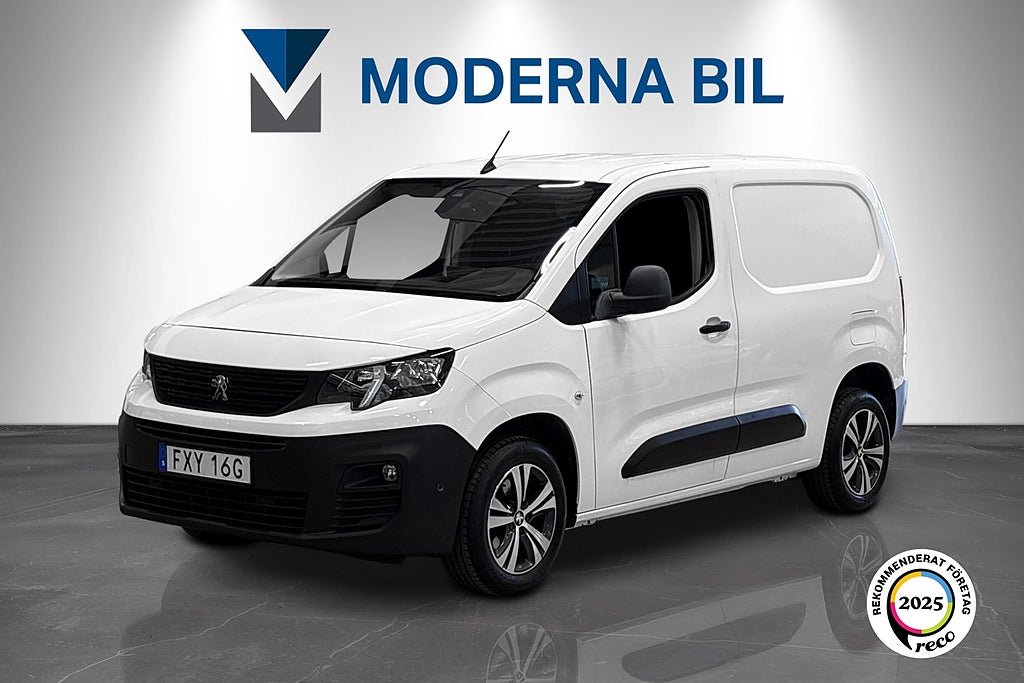 Peugeot Partner 1.5 BlueHDi Pro Aut Eu6 Ny Kamrem Värmare Drag Carplay