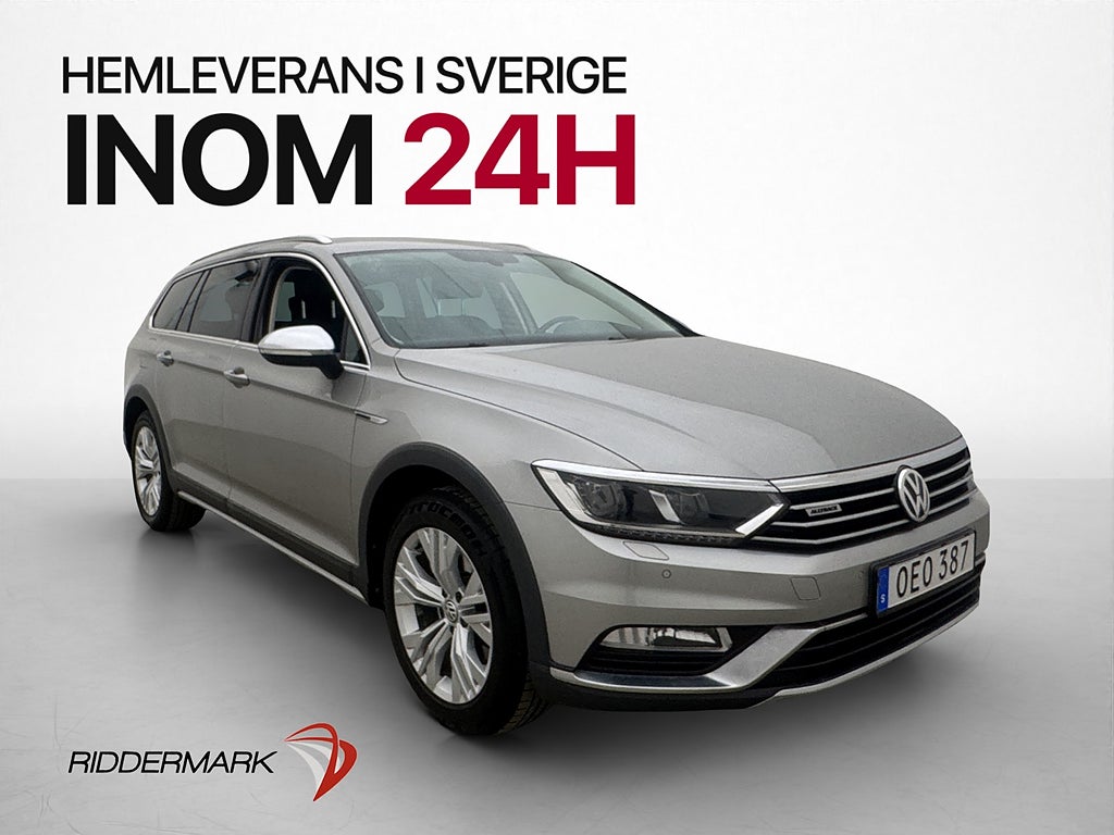 Volkswagen Passat Alltrack TDI 4M Värmare Skinn Kamera Drag