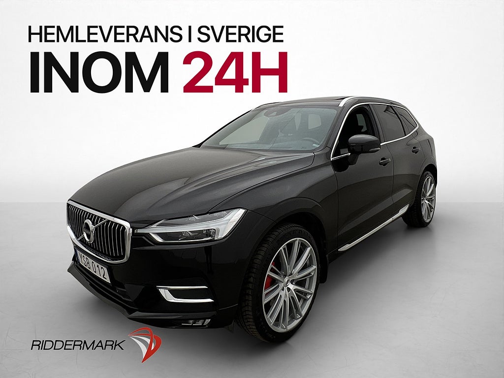 Volvo XC60 D4 AWD Inscription VOC Pano HuD Skinn Kamera Drag