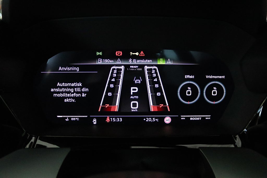 Audi RS3 Sedan RS-Skalstolar Kolfiber Pano Sonos HuD