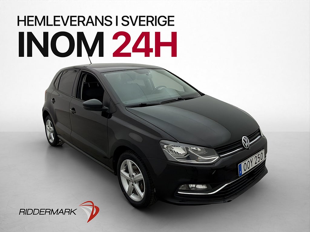 Volkswagen Polo 1.2 TSI 90hk Base Bluetooth AUX-ingång
