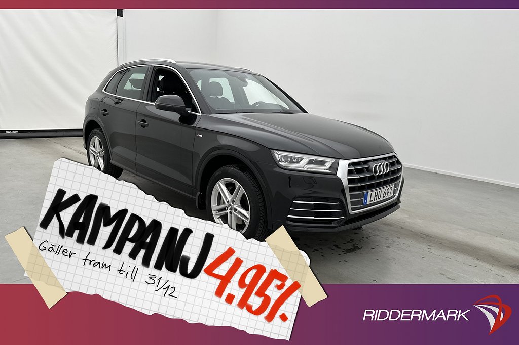 Audi Q5 TDI Q 190hk S-Line Cockpit P-Värm 4,95% Ränta