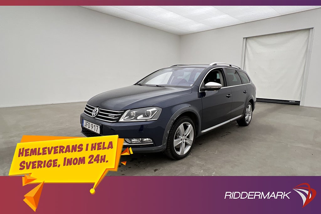 Volkswagen Passat Alltrack 4M 177hk D-Värmare Skinn Drag