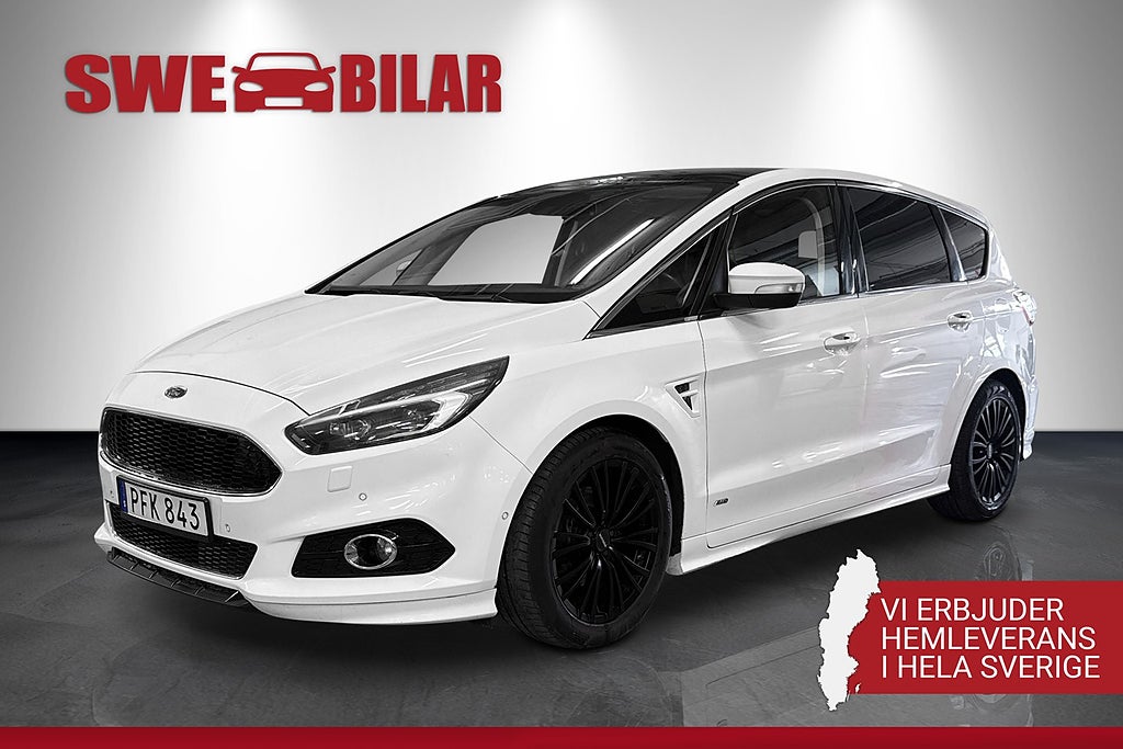 Ford S-Max 2.0 TDCi AWD Business PANO Drag CarPlay D-Värm P-Sens