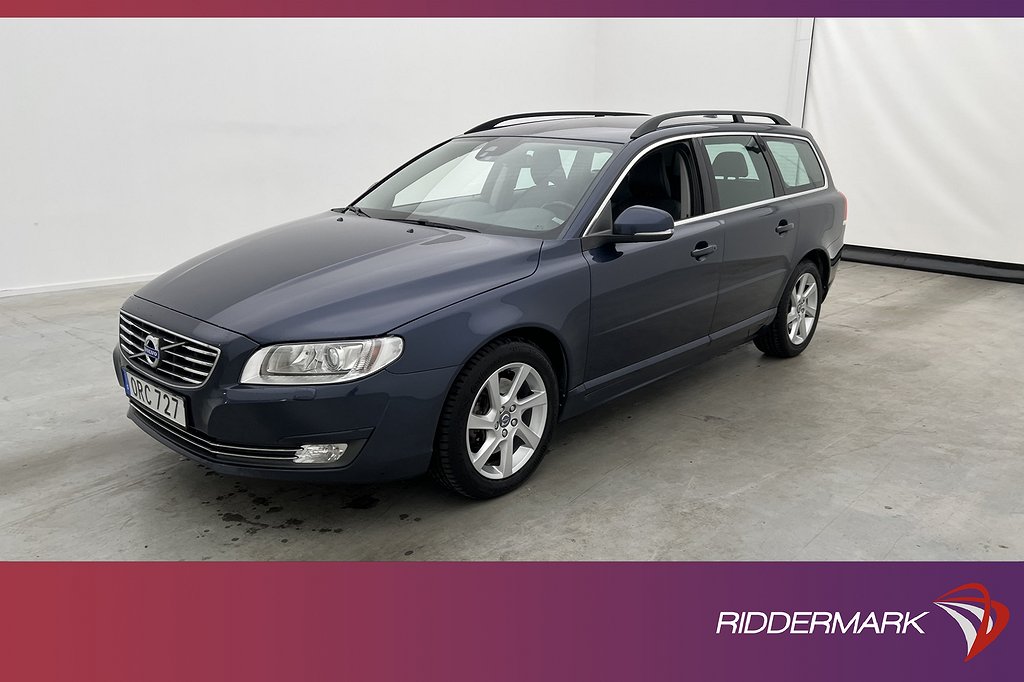 Volvo V70 D4 AWD Momentum VOC Värm Navi Sensorer Skinn Drag