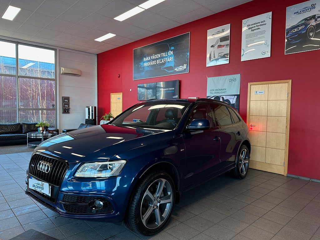 Audi Q5 3.0TDI V6 Quattro S-Line M-värmare Nybes 1240kr/MÅN*