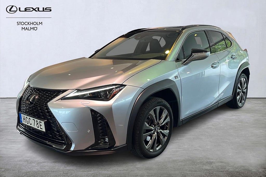 Lexus UX 250h F-sport Design 184hk P-värm Keyless Navi PDC