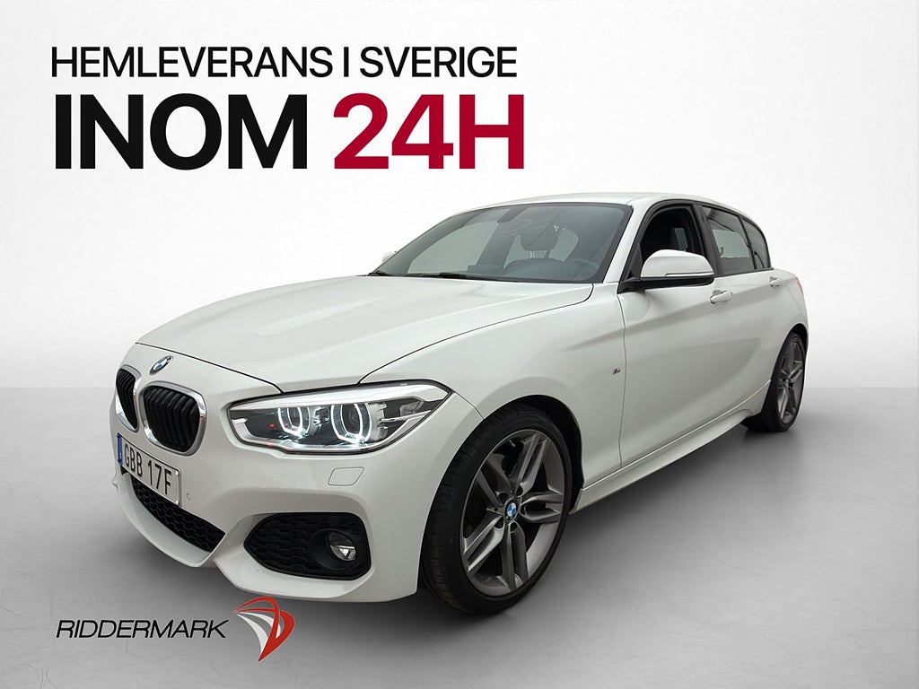 BMW 120i 184hk M Sport HiFi M/K-Värm P-Sensorer skinn BT