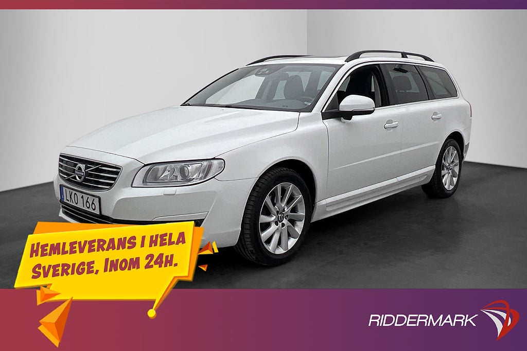 Volvo V70 D4 Momentum Taklucka VOC Värmare Navi Drag BLIS