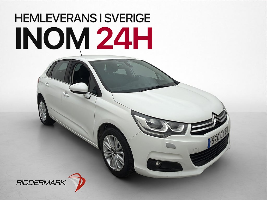 Citroën C4 1.2 e-THP 130hk P-Sensorer Navigation Farthållare
