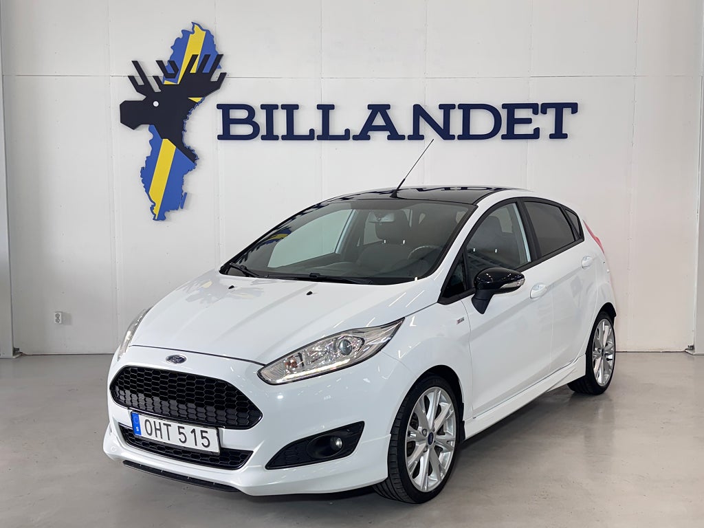 Ford Fiesta 5-dörrar 1.0 EcoBoost ST-Line 2Ägare-SoV-0%Ränta-Euro 6