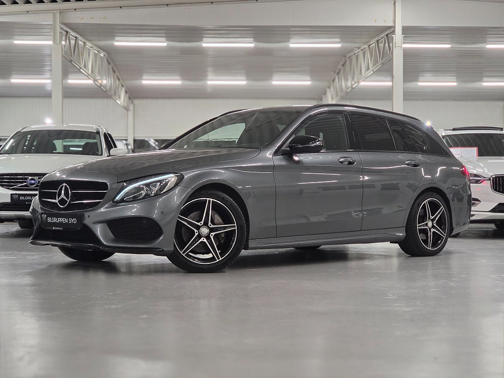 Mercedes-Benz C200 200 T 7G-Tronic Plus AMG|Night|Dragkrok|B-kamera|