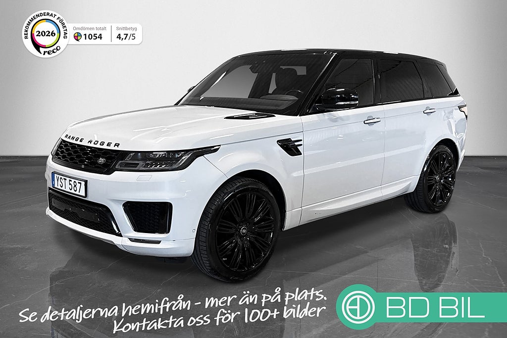 Land Rover Range Rover Sport 3.0 SDV6 AWD 306HK DRAG EN ÄGARE SVENSKSÅLD SE SKICK