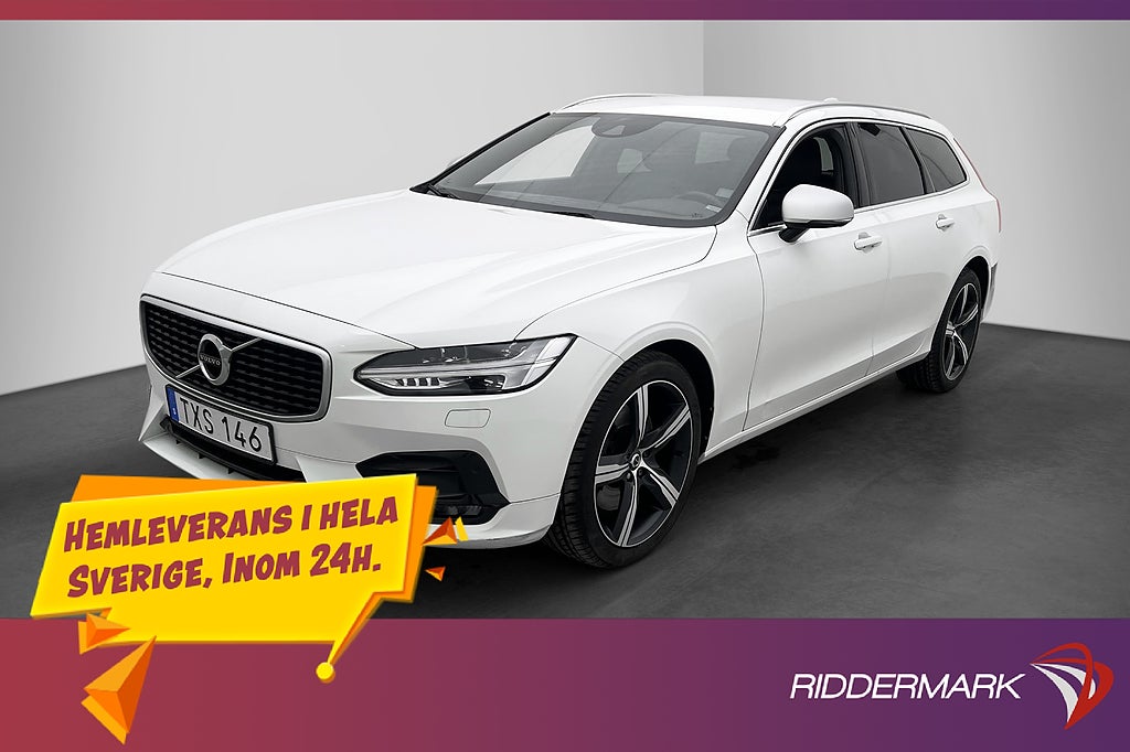 Volvo V90 D3 R-Design VOC Värmare Drag Halvskinn Kamrem-Bytt