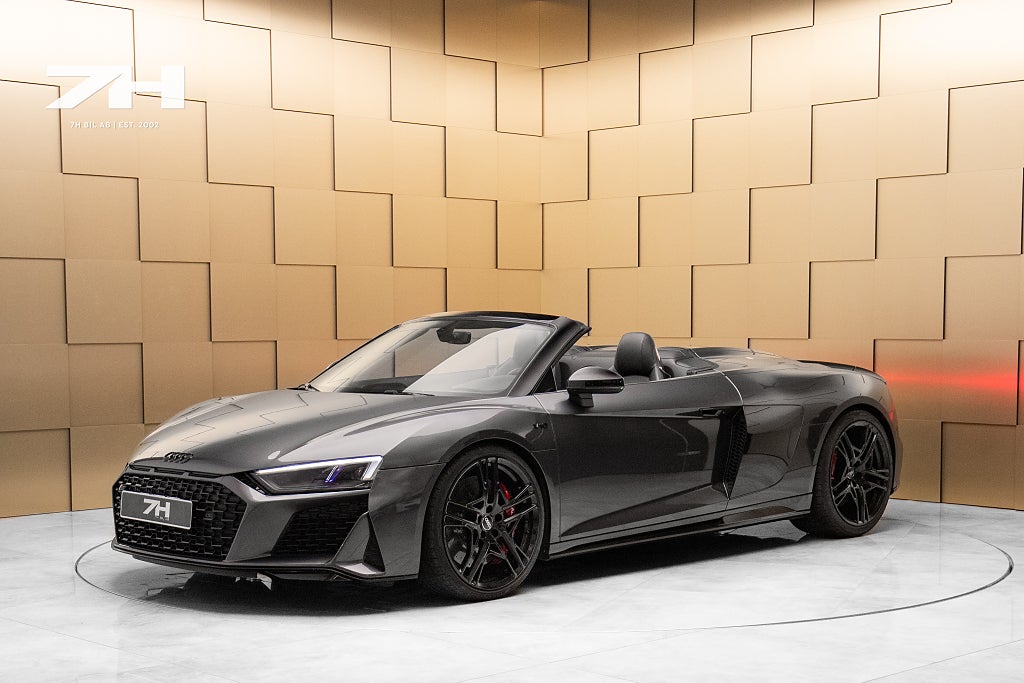 Audi R8 Spyder V10 Performance 620hk / B&O / Kolfiber 