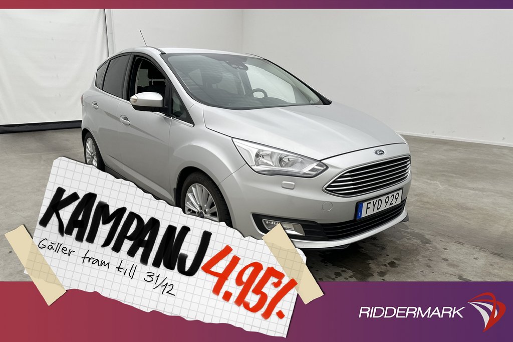 Ford C-Max 1.5 EcoBoost 150hk Titanium Kamera 4,95% Ränta