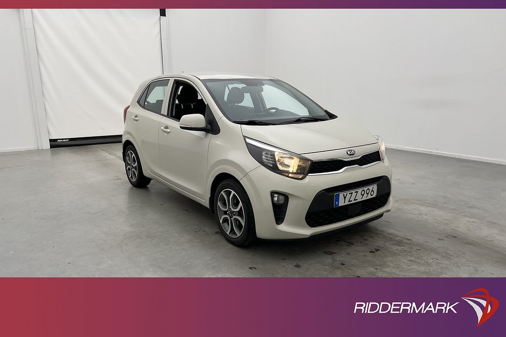 Kia Picanto 1.0 MPI 67hk Advance Kamera Sensorer Rattvärme