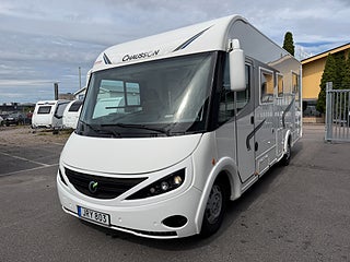 Husbil-integrerad Chausson EXALTIS 7018 (150HK) Queensbed + hyttsäng! ALDE vattenburen! 19 av 21