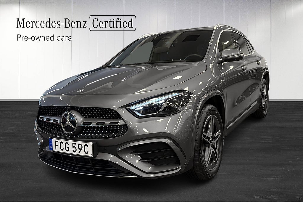 Mercedes-Benz GLA 250 e AMG 360° Drag Rattvärme Panelbelysning Keyless