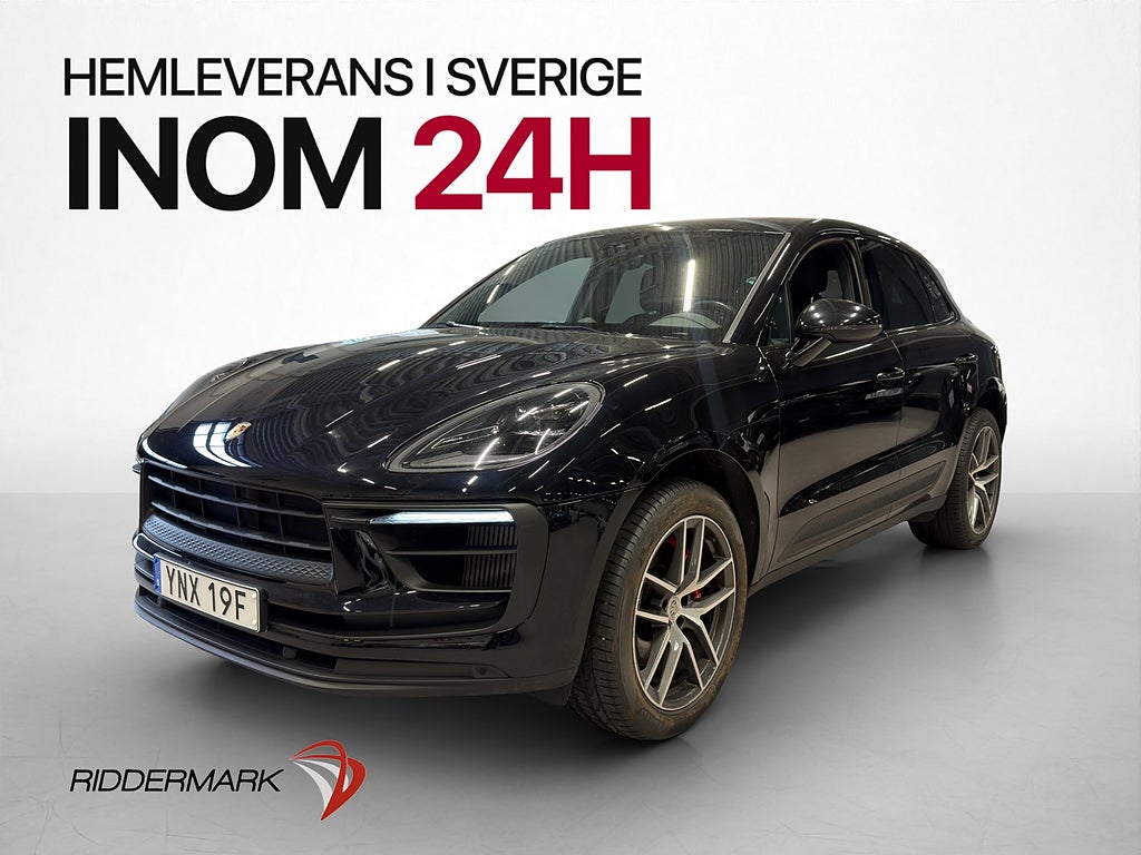 Porsche Macan S PDK 380hk Pano Skinn 14-Vägs