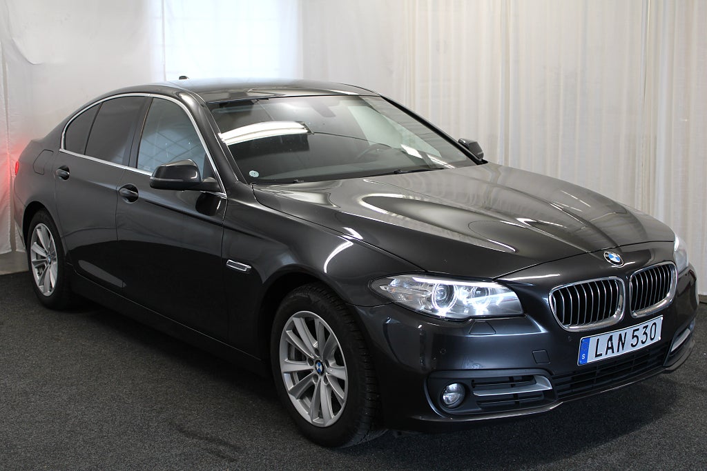 BMW 520d xDrive Sedan HiFi|Helskinn|Storskärm|Navi|Drag|190hk