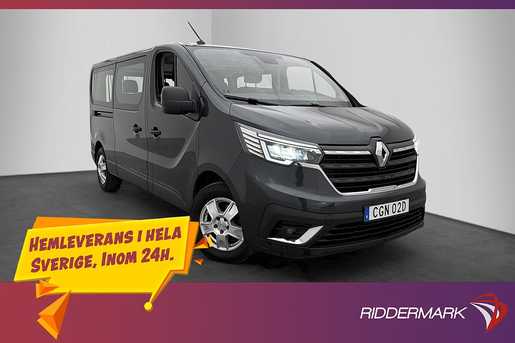 Renault Trafic Kombi Lång 170hk Drag B-Kamera CARPLAY Moms