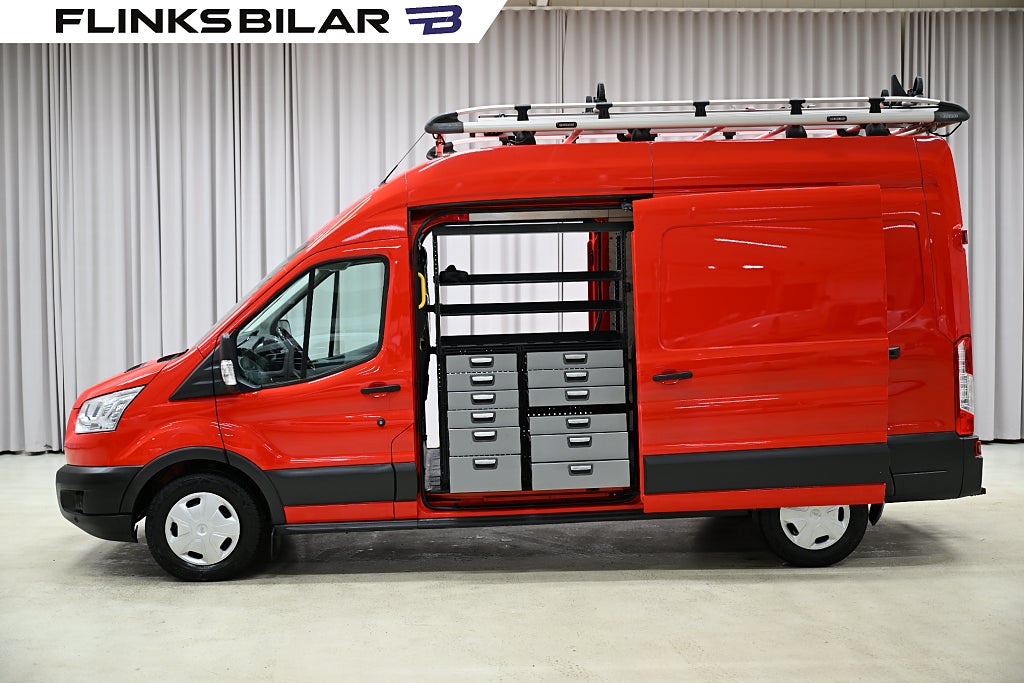 Ford transit 350 170HK Automat|Dubbeldörr|Inredd|NyKamrem