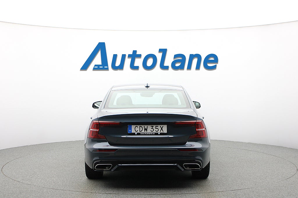 Volvo S60 T5 R-Design, B-Kamera, Skinn, Carplay, 20", 250hk
