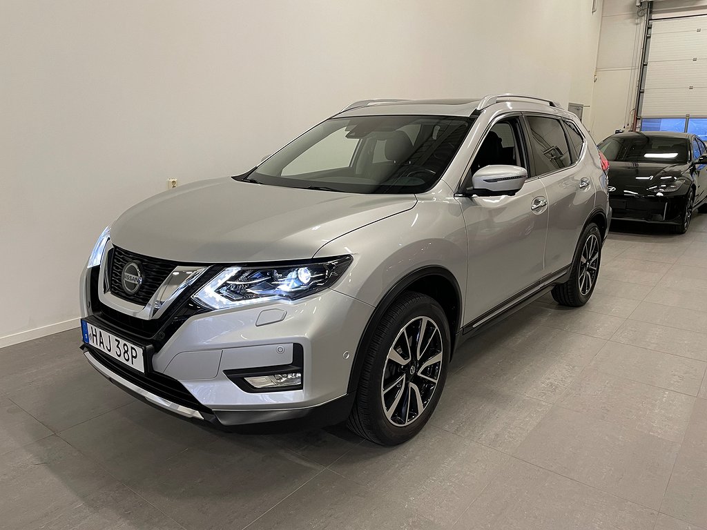 Nissan X-Trail 1.3 DIG-T 160HK Tekna Navi 7-Sits dragkrok