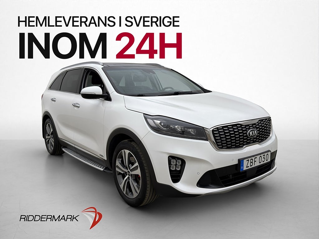 Kia Sorento AWD GT-Line 7-Sits Pano H/K Kamera Navi Drag