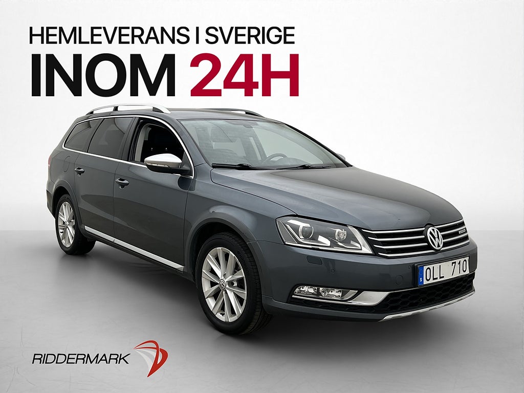 Volkswagen Passat Alltrack 2.0 177hk 4M Värmare Skinn Drag