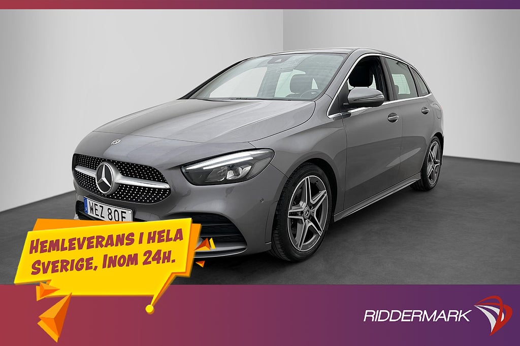 Mercedes-Benz B 180 136hk AMG Line Panorama Drag Kamera Navi