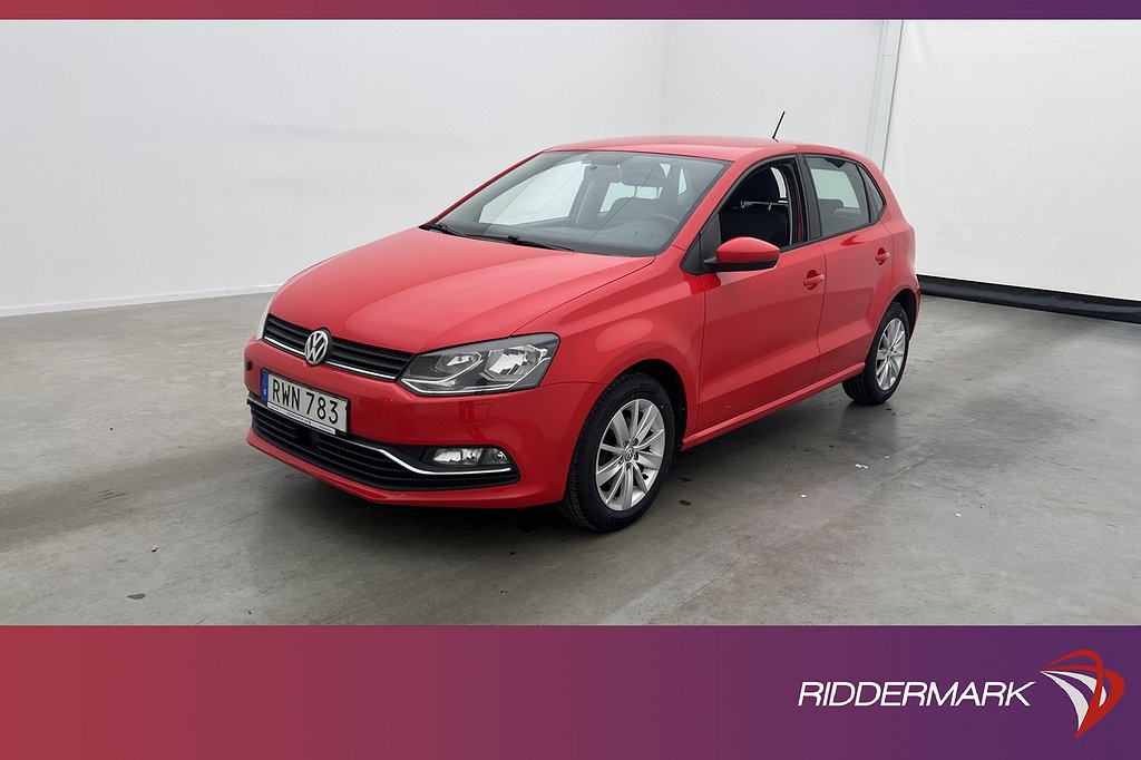 Volkswagen Polo 1.2 TSI 90hk Värmare Låg-skatt 0,47l/Mil