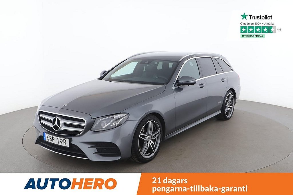 Mercedes-Benz E 220 T d 9G-Tronic AMG Line / Dragkrok, GPS