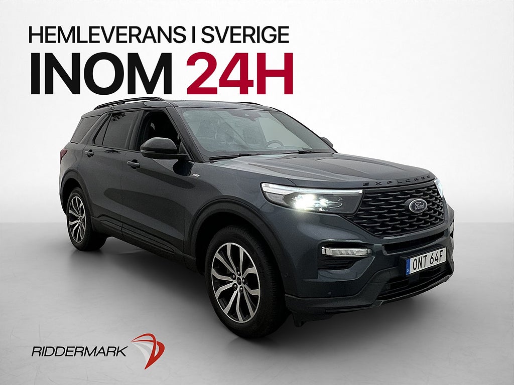 Ford Explorer ST Plug-In Hybrid 7 sits 360° 457hk Pano Drag