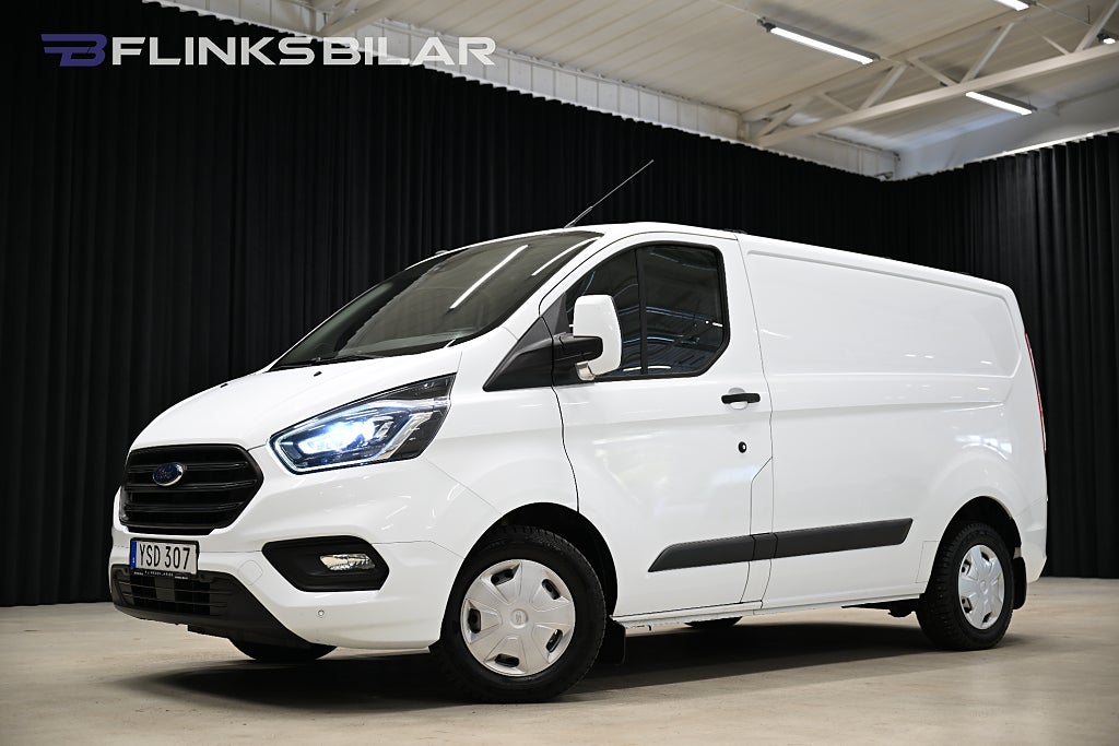 Ford transit Custom 130HK Automat|Inredd|LED|Drag|Värmare|Backkamera