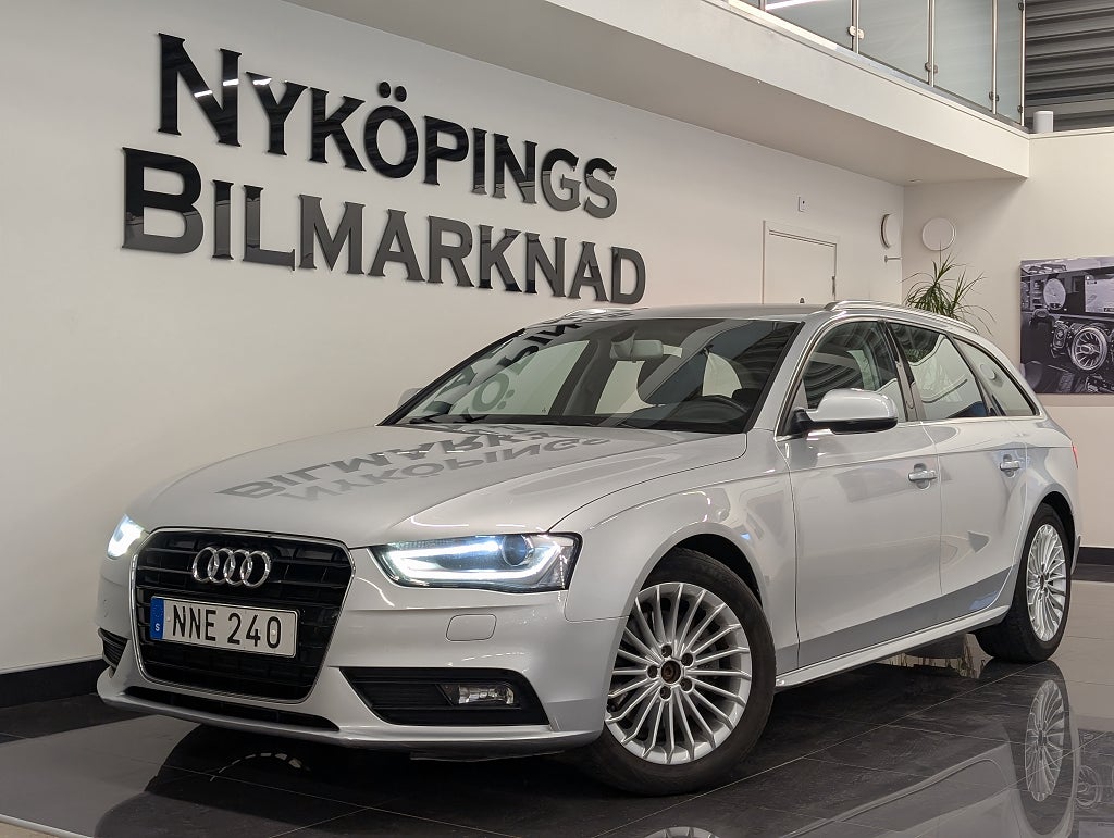 Audi A4 Avant 2.0 TDI DPF Dragkrok sportstolar sensorer