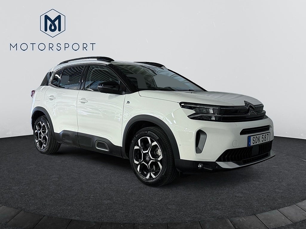 Citroën C5 Aircross 225hk Plug-in Dragkrok Förklimatisering Navi 360° Apple bild 9