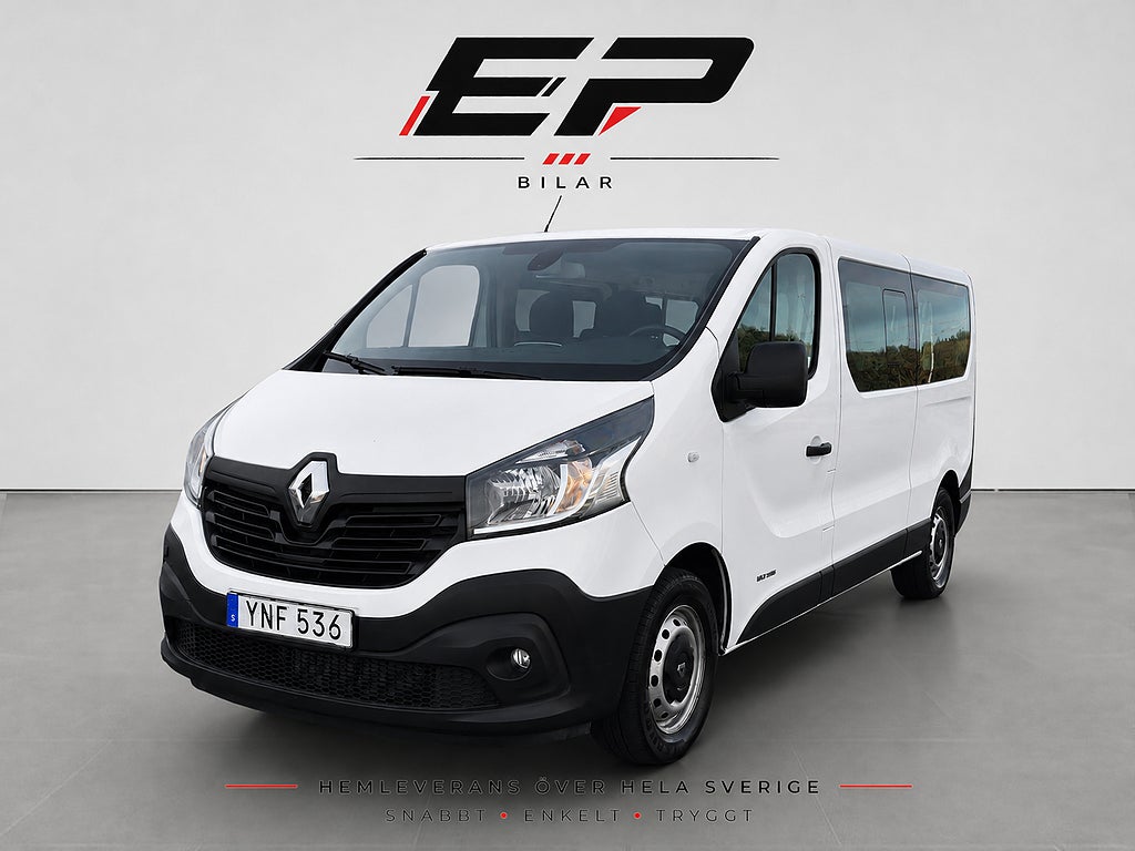 Renault Trafic Kombi 2.7ton 1.6 dCi|Euro 6|9-Sits|Servad|Moms|GPS