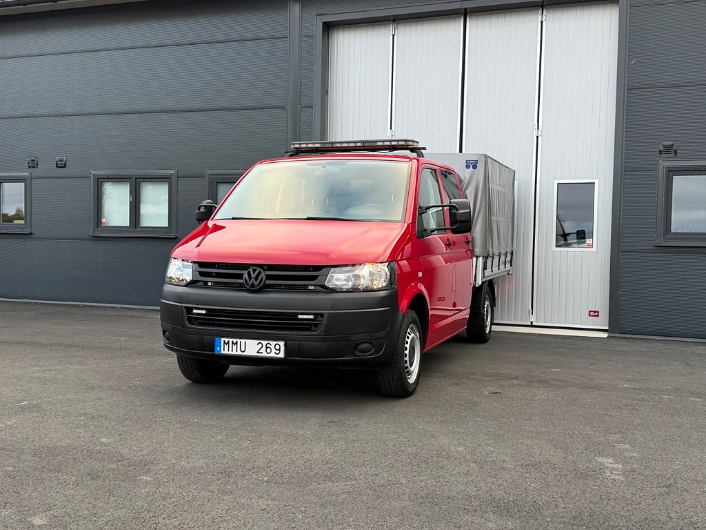 Volkswagen Transporter Chassi Dubbelhytt T30 2.0 TDI, 1 Ägare, Ny kamrem, Moms