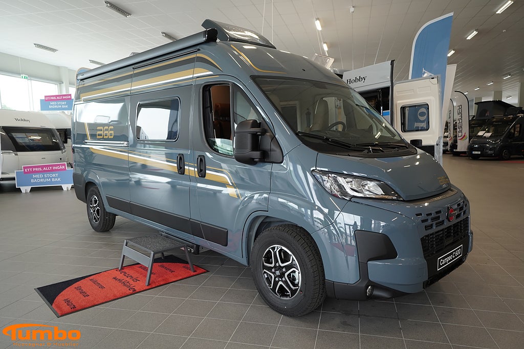 Bürstner B66 Campeo C 600, 140 hk, automat, backkamera, Chocolate