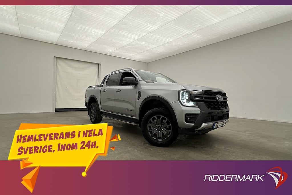 Ford ranger Wildtrak e-4WD 3.0 240hk Cockpit Värm Drag Moms