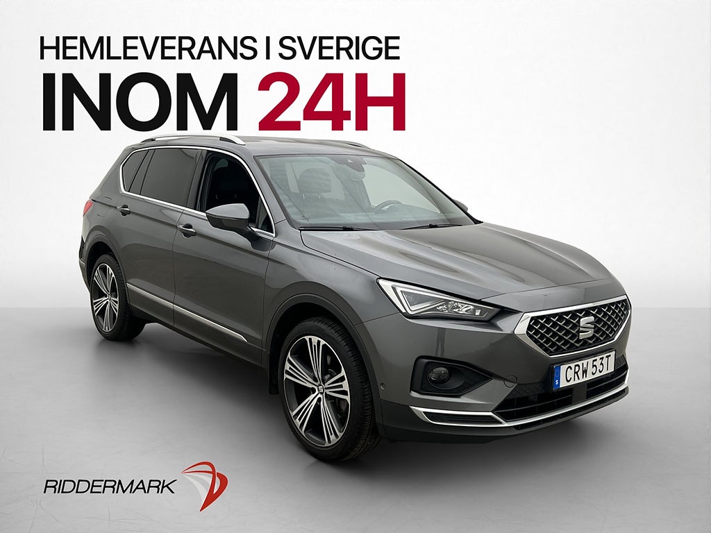 Seat Tarraco 2.0 TSI 4Drive Xcellence 7-Sits P-Värm Drag 20"